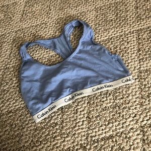 Baby Blue Calvin Klein Bralette